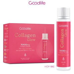 Nước uống Collagen Goodlife đẹp da chống lão hóa (Hộp 10 chai x 25ml)