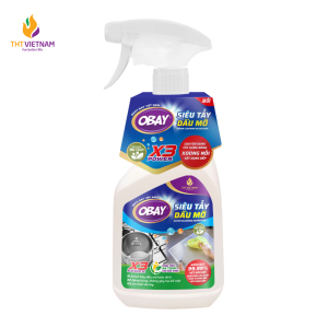 Siêu tẩy dầu mỡ Obay 450ml (tẩy hút mùi nhà bếp, bếp gas, đáy xoong, mặt bếp...)