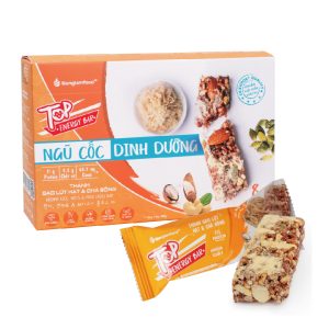 Thanh Gạo Lứt hạt và Chà Bông NLF - Hộp 136g