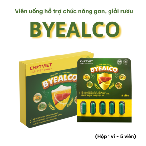 Thực phẩm bảo vệ sức khoẻ ByeAlco (Hộp 1 vỉ x 5 viên)
