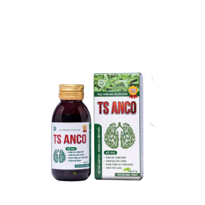 Siro TS Anco hỗ trợ giảm ho, đờm, đau rát họng và khản tiếng