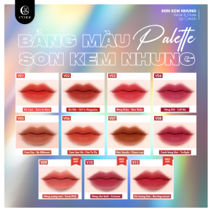 Son kem nhung C’Choi - Velvet & Matte Lip Cream