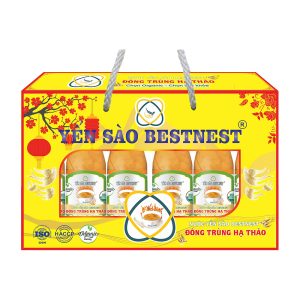 Hộp 6 chai Nước yến sào BESTNEST Nước yến sào BESTNEST Đông trùng hạ thảo 180ml