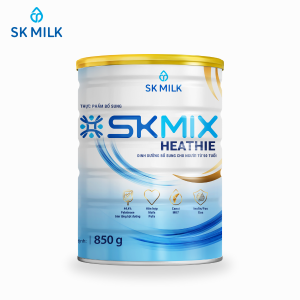 Skmix Heathie - Sữa bột dinh dưỡng phù hợp cho người lớn tuổi, tiểu đường, tim mạch (850g)