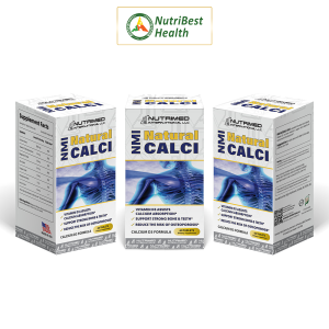 Viên uống hỗ trợ xương răng chắc khỏe, giảm nguy cơ loãng xương NMI - NATURAL CALCI 60v