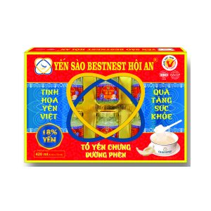 Lốc 6 hũ Tổ yến chưng sẵn BESTNEST HỘI AN 18% Đường Phèn (kèm túi)