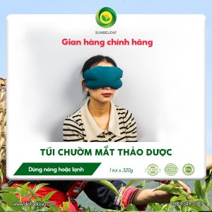 Túi Chườm Mắt Thảo Dược Sunbeleaf - Giảm Khô Mắt, Đau Mắt, Mỏi Mắt Khi Nhìn Màn Hình - 1 Túi 320g