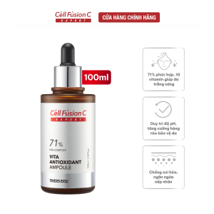Ampoule Dưỡng Trắng Và Ngăn Ngừa Lão Hóa Cell Fusion C Expert Time Reverse Vita Antioxidant Ampoule 100ml