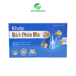 TPBVSK Khớp Bách Nhiên Mộc hỗ trợ giảm các triệu chứng do viêm khớp, thoái hóa khớp ( Hộp 30 viên)