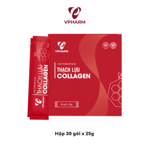 Thực phẩm bổ sung Thạch lựu Collagen 30 gói