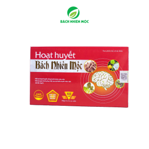 TPBVSK Hoạt Huyết Bách Nhiên Mộc hỗ trợ hoạt huyết, tăng tuần hoàn máu não ( Hộp 60 viên)