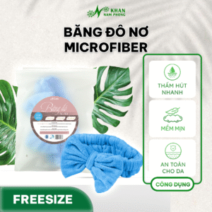 Băng đô NAM PHONG nơ chất liệu Microfiber nhiều màu