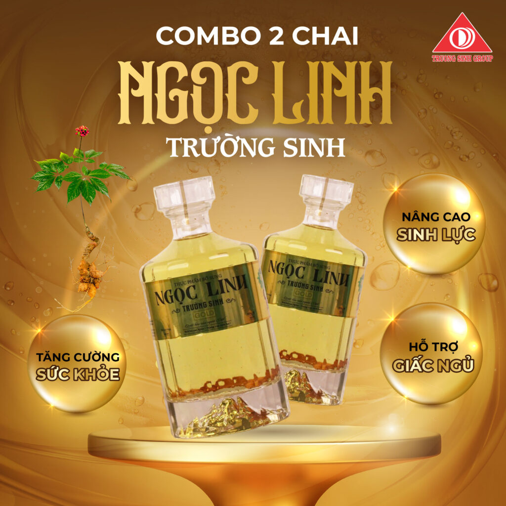 Combo 2 chai Ngọc Linh Trường Sinh (GOLD)